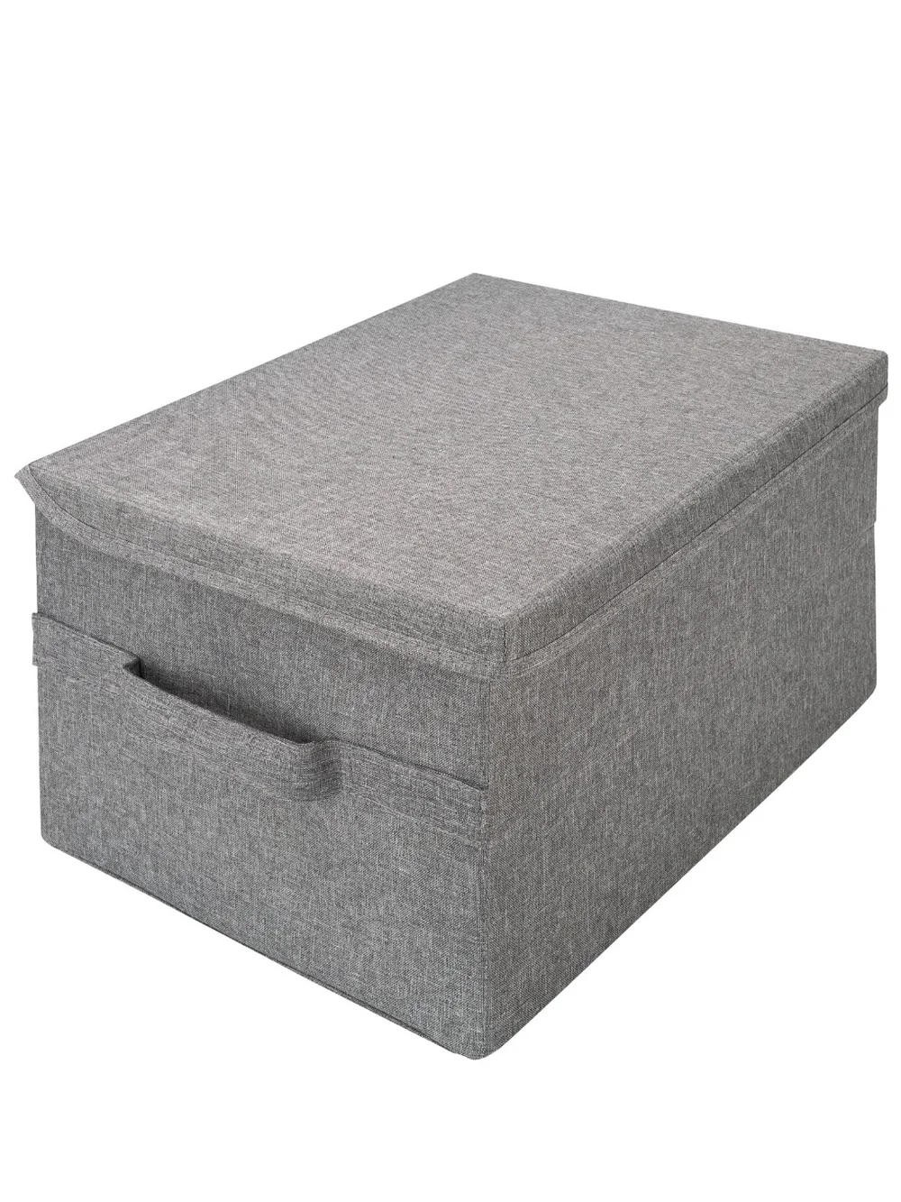 Allspace Collapsible Fabric Storage Organizer, 3 Pack Gray 15.5